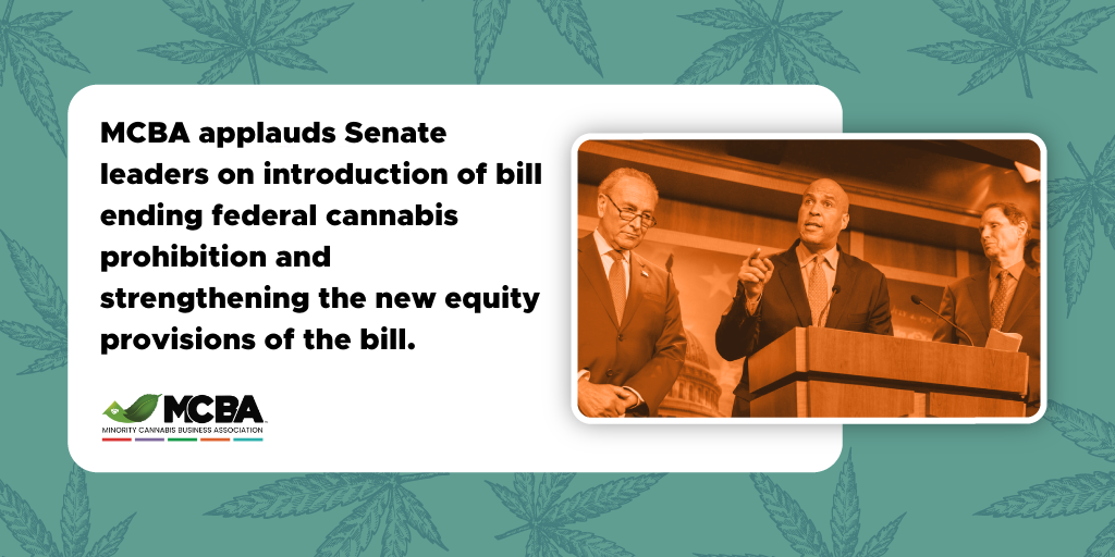 Featured image for “MCBA Applauds Senate Leaders on the Introduction of Cannabis Administration and Opportunity Act and the New Language that Strengthened the Equity Provisions of the Bill”
